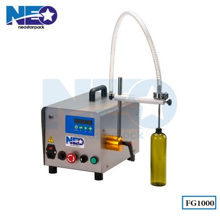 Tabletop Gear Pump Liquid Filling Machine (tabletop filling machine) - tabletop gear pump liquid filler,semi-automatic filling machine